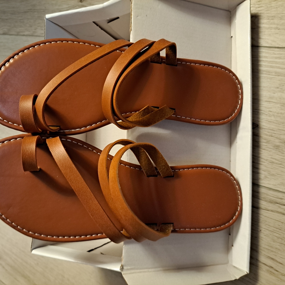 Brown Strappy Sandals